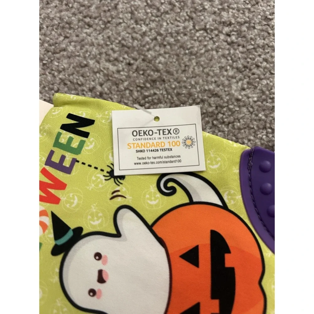 Magic Years Activity Book Baby OS Green New Halloween Ghost Teether Crinkle Toy